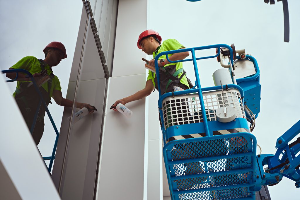 Commercial caulking services in Albury-Wodonga project
